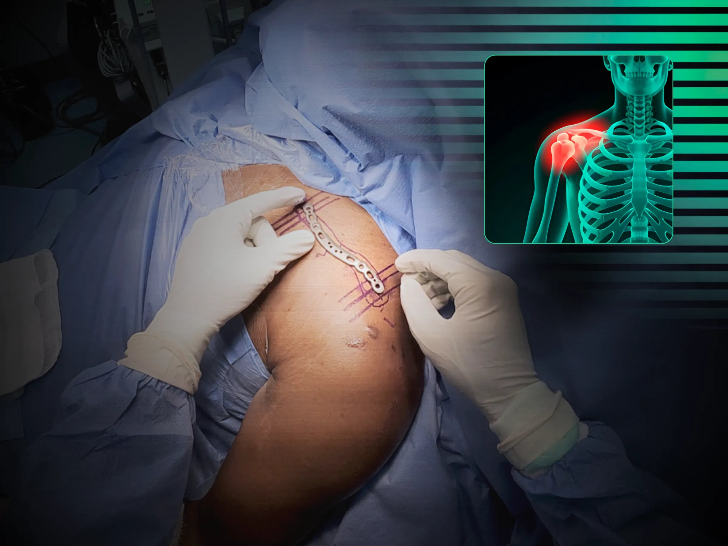 Fratura da Clavícula 02 - Técnica Minimamente Invasiva