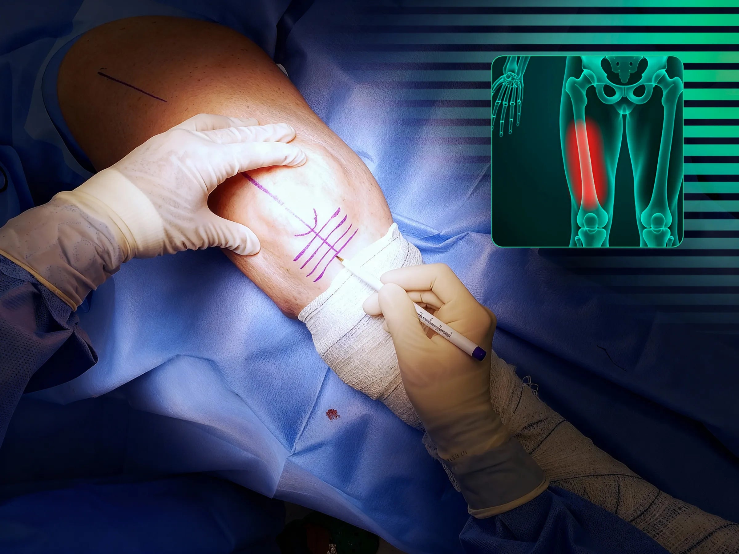 DIÁFISE DO FÊMUR [Caso 2] · Haste Intramedular Retrógrada