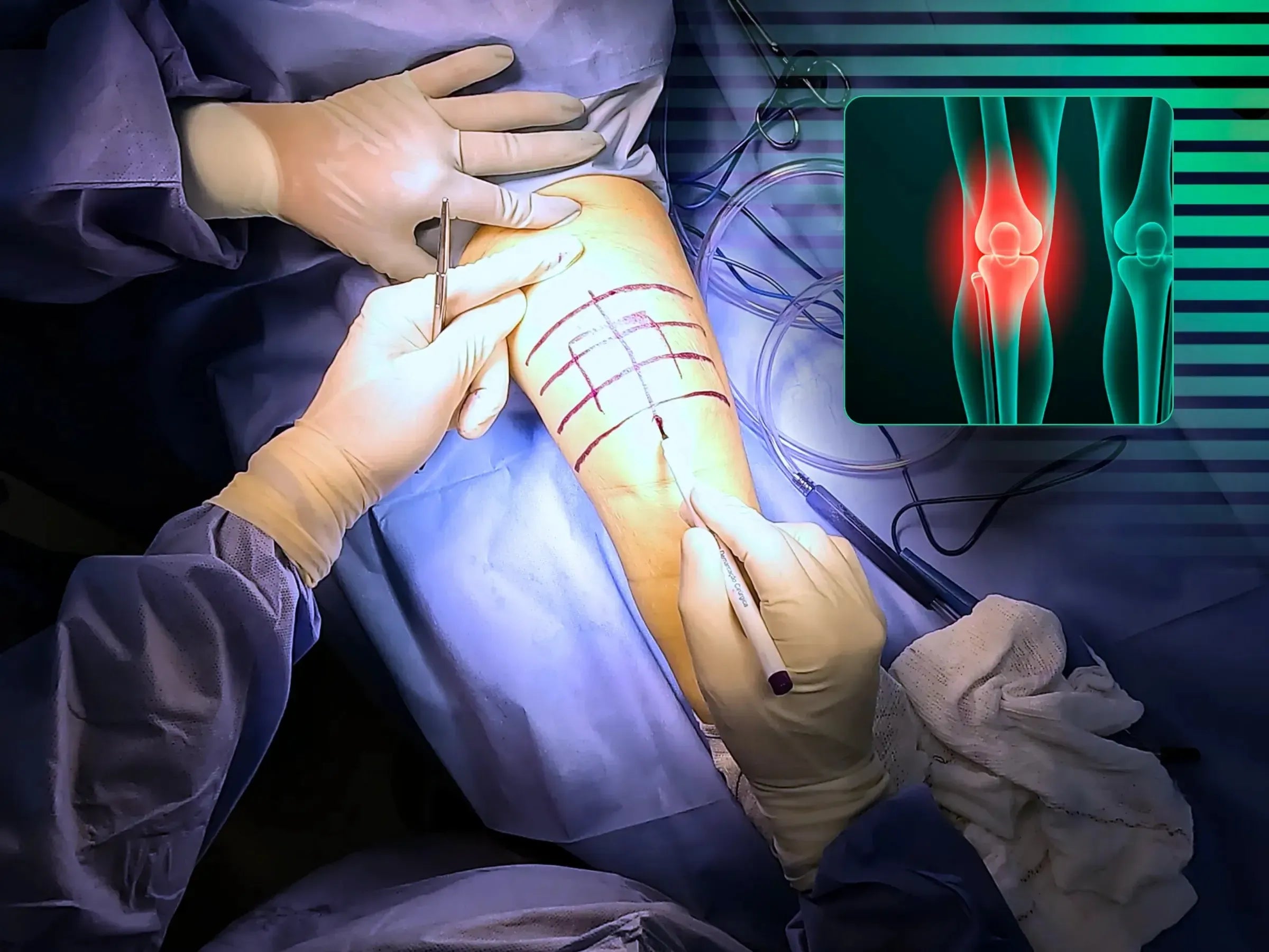 Multi-fragmentary Patella Fracture