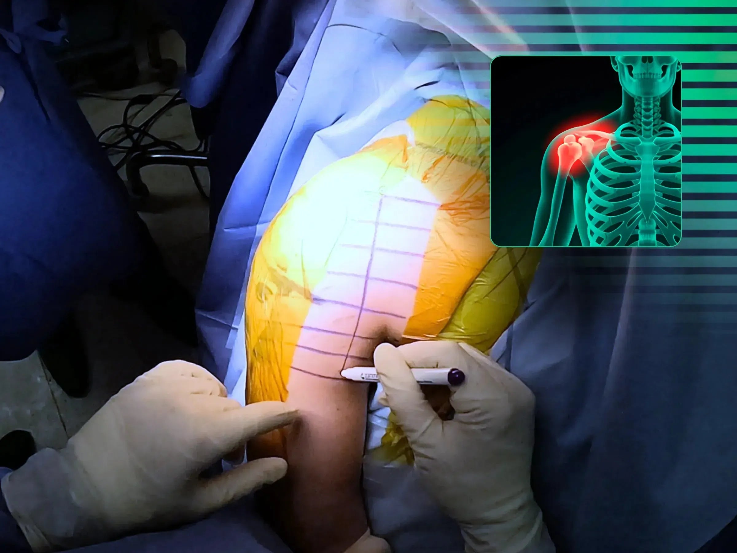 Segmental Humeral Fracture Associated with Glenoid and Coracoid Process Fractures