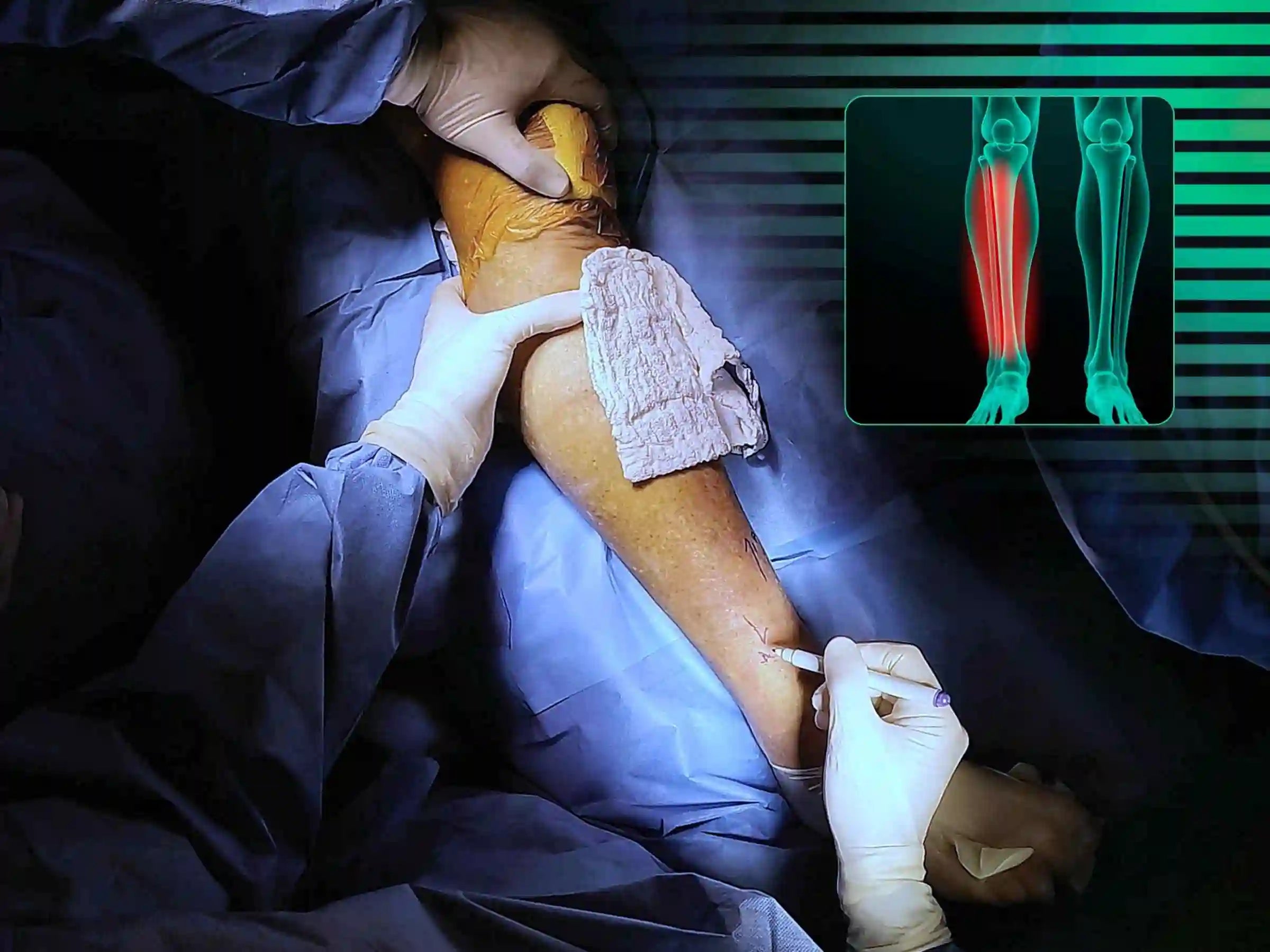 Distal Tibia Fracture - Treatment with Locked Plate